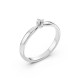 14K White Gold Diamond Ring “Crown VIII”