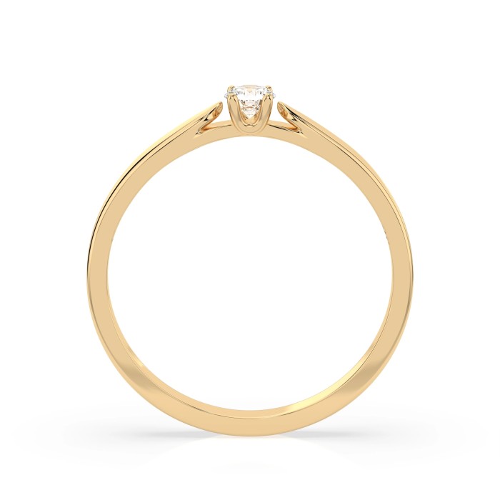 14K Yellow Gold Diamond Ring “New Classic XII”