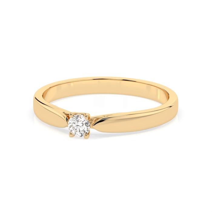 14K Yellow Gold Diamond Ring “New Classic XII”