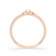 14K Red Gold Diamond Ring “New Classic XI”