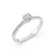 14K White Gold Diamond Ring “Perfection VI”