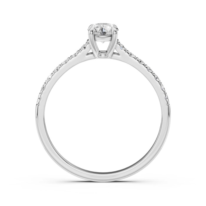 14K White Gold Diamond Ring “Perfection VI”