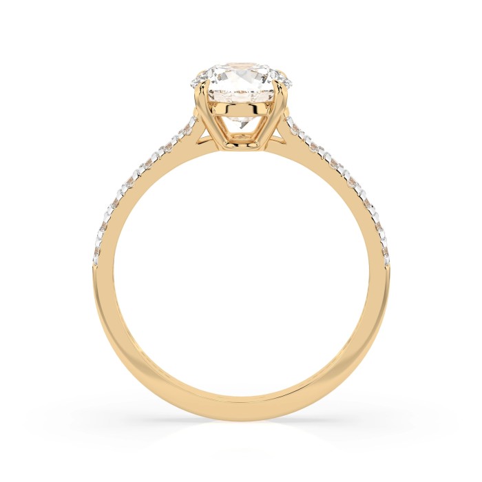 14K Yellow Gold Diamond Ring “Junona XIII”