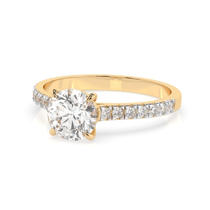 14K Yellow Gold Diamond Ring “Junona XIII”