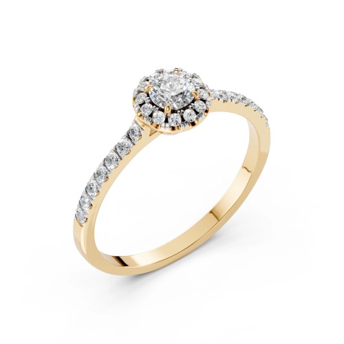 Kuldsõrmus teemantidega „Aria XI“