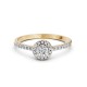 14K Yellow Gold Diamond Ring “Aria V”