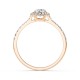 14K Red Gold Diamond Ring “Aria”