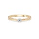 14K Yellow Gold Diamond Ring “Solitaire XV”