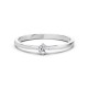 14K White Gold Diamond Ring “Solitaire XIII”