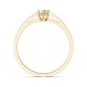 14K Yellow Gold Diamond Ring “Solitaire XII”