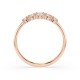 14K Red Gold Diamond Ring “Rising Tide”