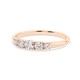 14K Red Gold Diamond Ring “Rising Tide”