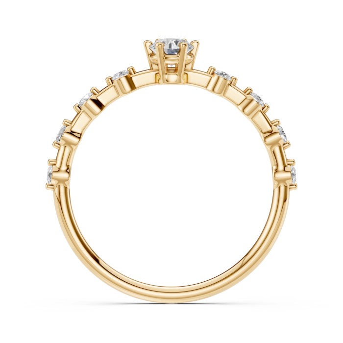 Kuldsõrmus teemantidega „Henry V“