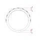 14K White Gold Diamond Ring “Crystal Horizon XIII”