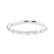 14K White Gold Diamond Ring “Crystal Horizon XIII”
