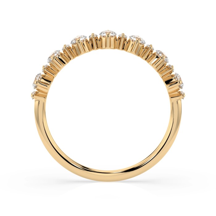14K Yellow Gold Diamond Ring “Starpath II”
