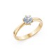 14K Yellow Gold Diamond Ring “New Classic XVIII”