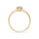 14K Yellow Gold Diamond Ring “New Classic XVIII”