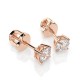 Kuldkõrvarõngad teemantidega „Diamond Heart VII“