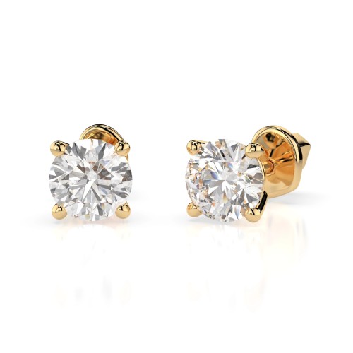 Kuldkõrvarõngad teemantidega „Diamond Heart XI“