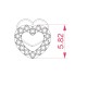 Kuldkõrvarõngad teemantidega „Love V“