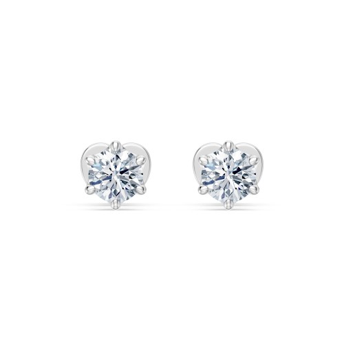 Kuldkõrvarõngad teemantidega „Diamond Heart VI“