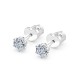 Kuldkõrvarõngad teemantidega „Diamond Heart VI“