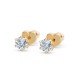 Kuldkõrvarõngad teemantidega „Diamond Heart V“