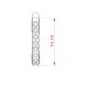 14K Yellow Gold Diamond Earrings “Confetti XXXVIII”