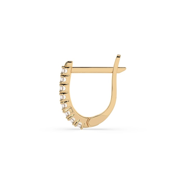 14K Yellow Gold Diamond Earrings “Confetti XXXVIII”