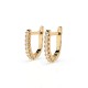 14K Yellow Gold Diamond Earrings “Confetti XXXVIII”