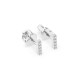 14K White Gold Diamond Earrings “Amor XXI”