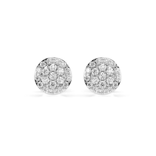 Kuldkõrvarõngad teemantidega „Diamond Blossom XII“