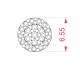 Kuldkõrvarõngad teemantidega „Diamond Blossom X“