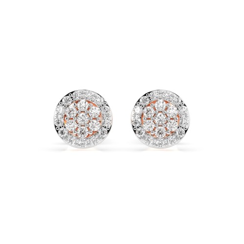 Kuldkõrvarõngad teemantidega „Diamond Blossom X“