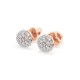 Kuldkõrvarõngad teemantidega „Diamond Blossom X“