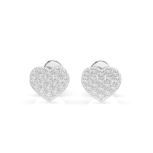 Kuldkõrvarõngad teemantidega „Diamond Heart II“