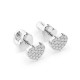 Kuldkõrvarõngad teemantidega „Diamond Heart II“