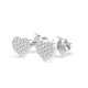 Kuldkõrvarõngad teemantidega „Diamond Heart II“