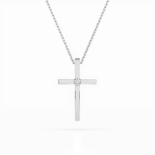 Kuldrist teemantidega „Sacred Cross III“