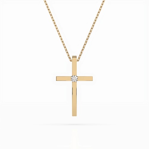 Kuldrist teemantidega „Sacred Cross II“