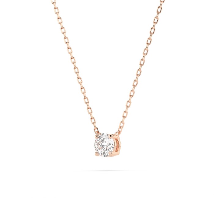 14K Red Gold Diamond Pendant “Junona VI”