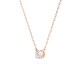 14K Red Gold Diamond Pendant “Junona VI”