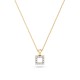 14K Yellow Gold Diamond Pendant “Atrium II”