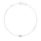 14K White Gold Diamond Bracelet “Amor III”