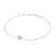 14K White Gold Diamond Bracelet “Amor III”