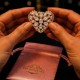 Pross naistele DiamondSky „Crystal Heart II (Aurora Borealis)“ Swarovski kristallidega