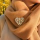 Pross naistele DiamondSky „Crystal Heart II (Aurora Borealis)“ Swarovski kristallidega