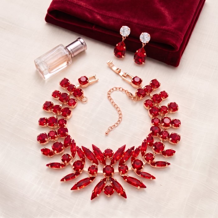 Bracelet “Crystal Temptation” (Light Siam) with Preciosa® crystals