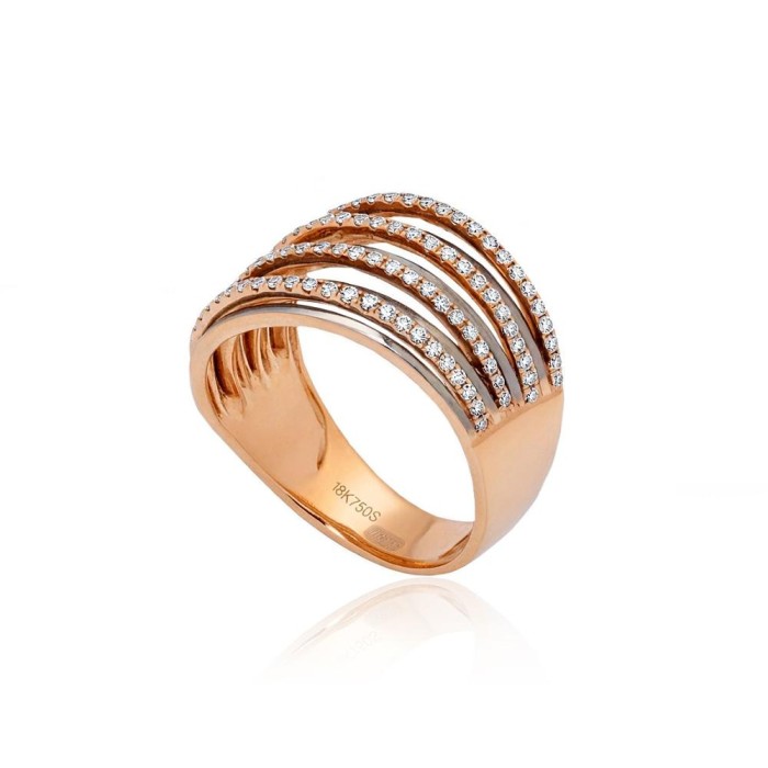 Gold Diamond Ring “Gold Pattern”